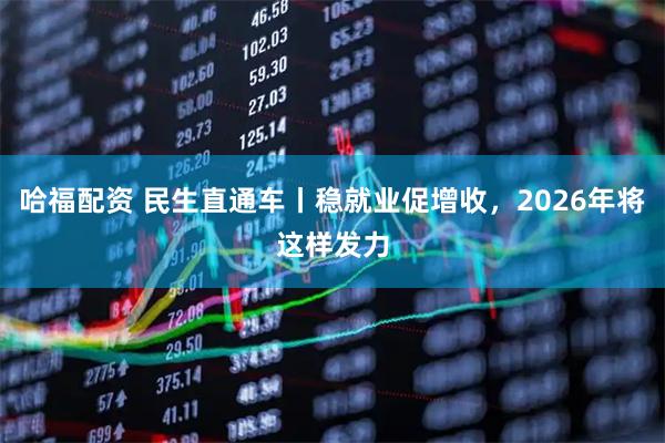 哈福配资 民生直通车丨稳就业促增收，2026年将这样发力