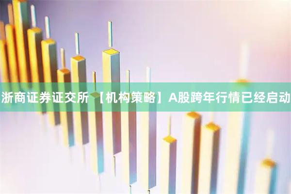 浙商证券证交所 【机构策略】A股跨年行情已经启动
